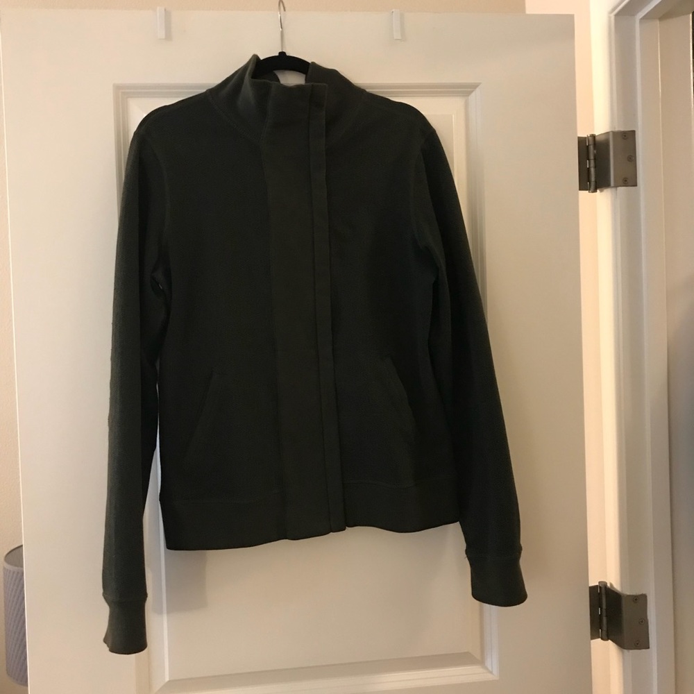 Lululemon Green Zip Sweatshirt